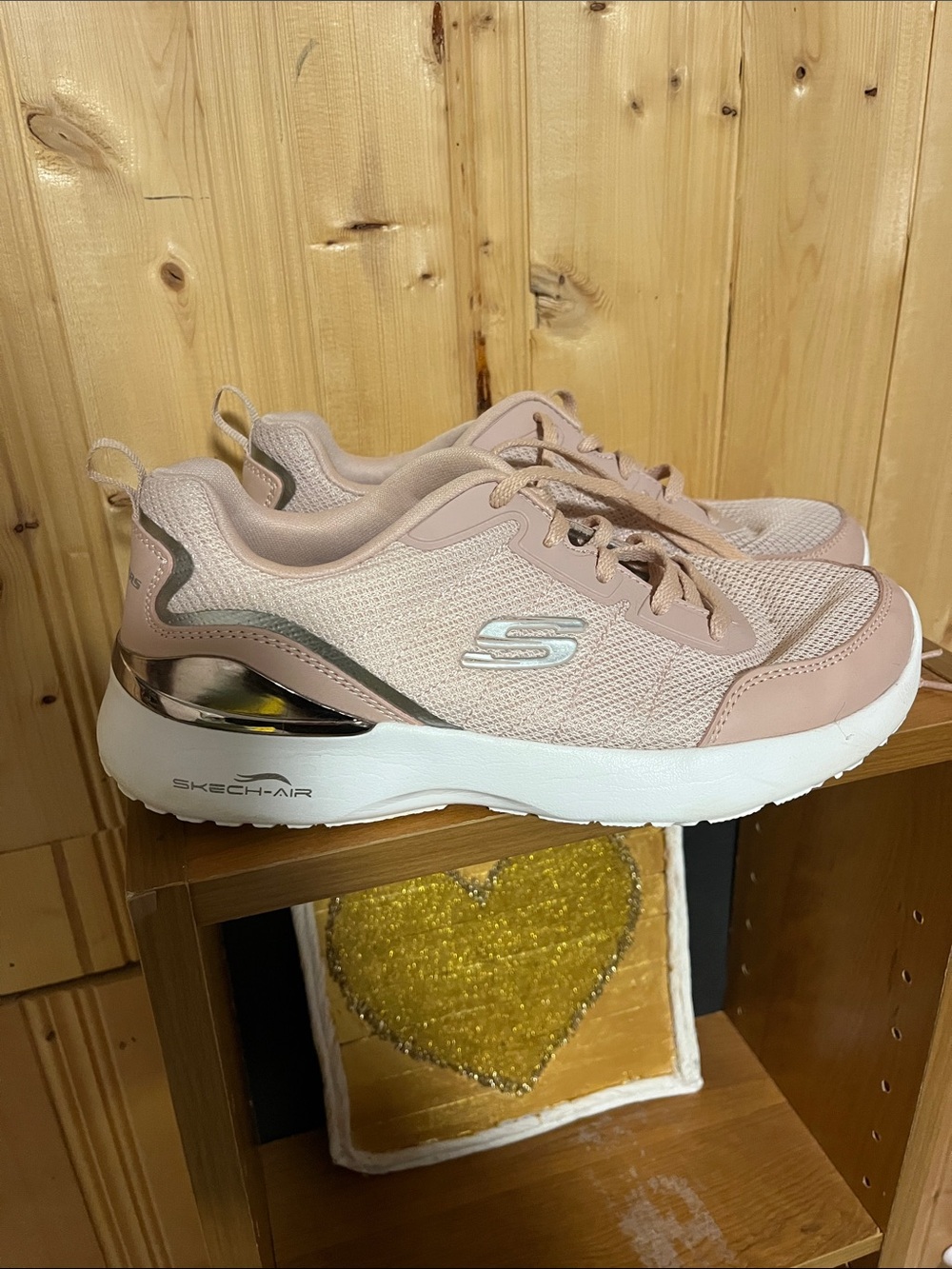 Skechers Women's Blush Pink Skech-Air Athletic Sneakers